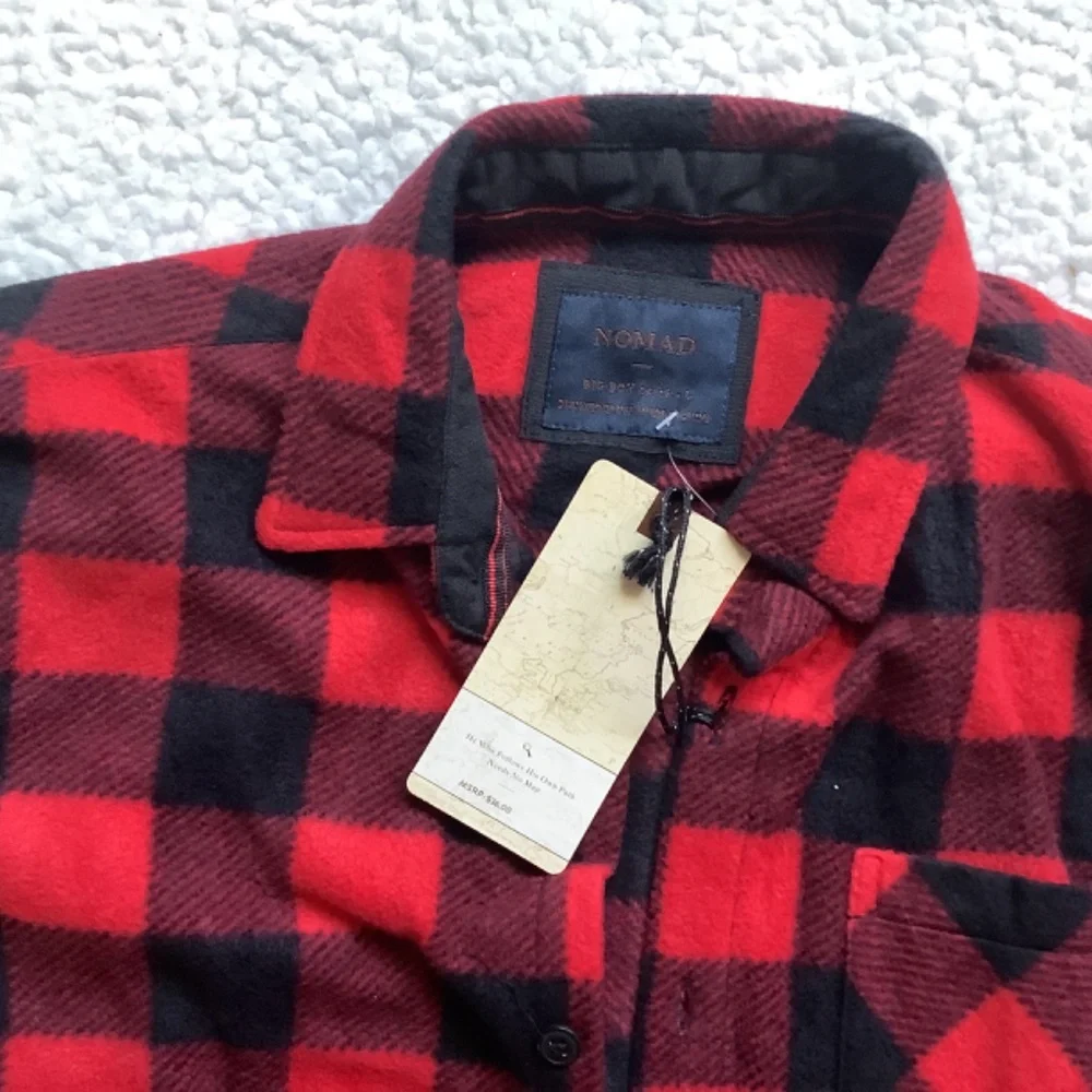 Fleece Buffalo Plaid Boys Button Up